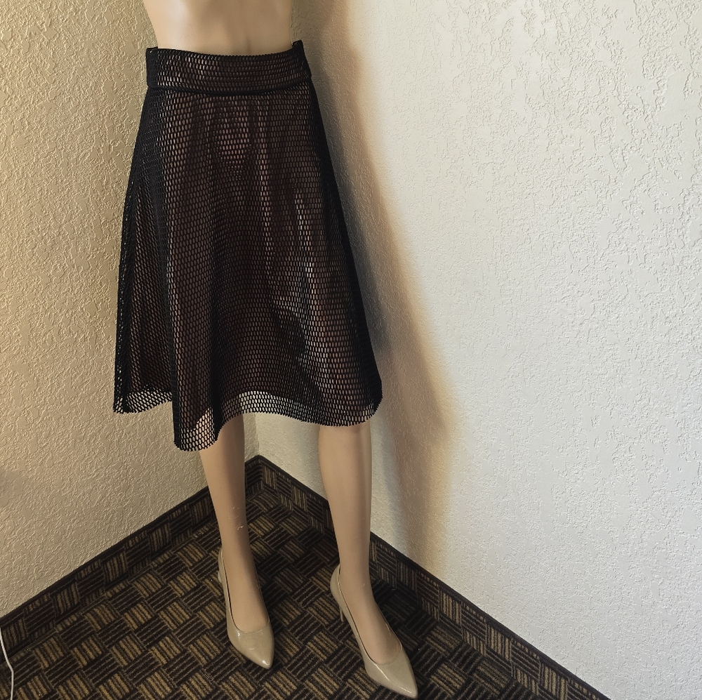 Forever 21 Black Midi Cocktail Skirt